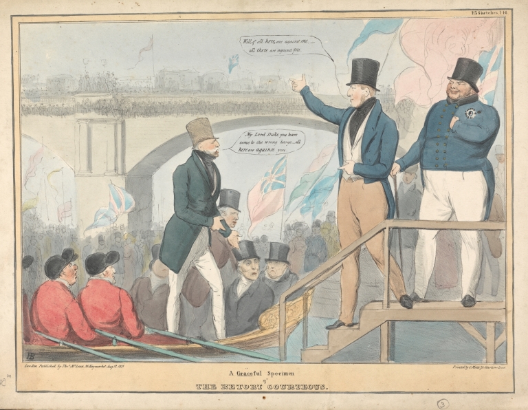 A Graceful Speciman of The Retort Courteous by John Doyle