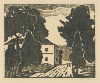 A House in the Alley by Mikuláš Galanda