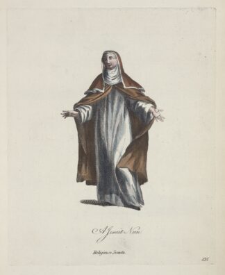 A Jesuit nun. Religieuse Jesuite. by Charles Grignion