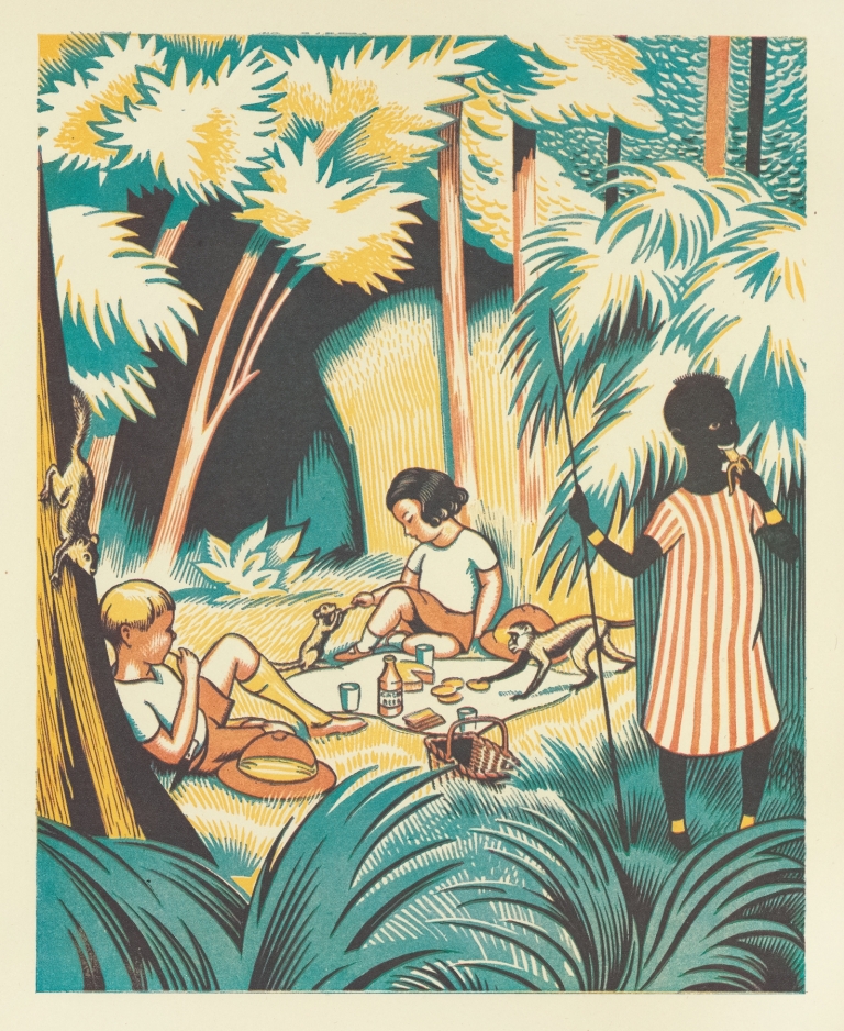 A Jungle Picnic Pl.12 by Clifford Webb