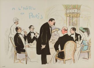 A l’Hôtel de Paris by Georges Goursat (Sem)