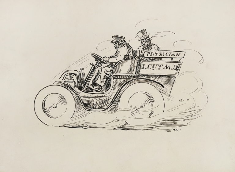 A man driving a physician by William Henry Walker