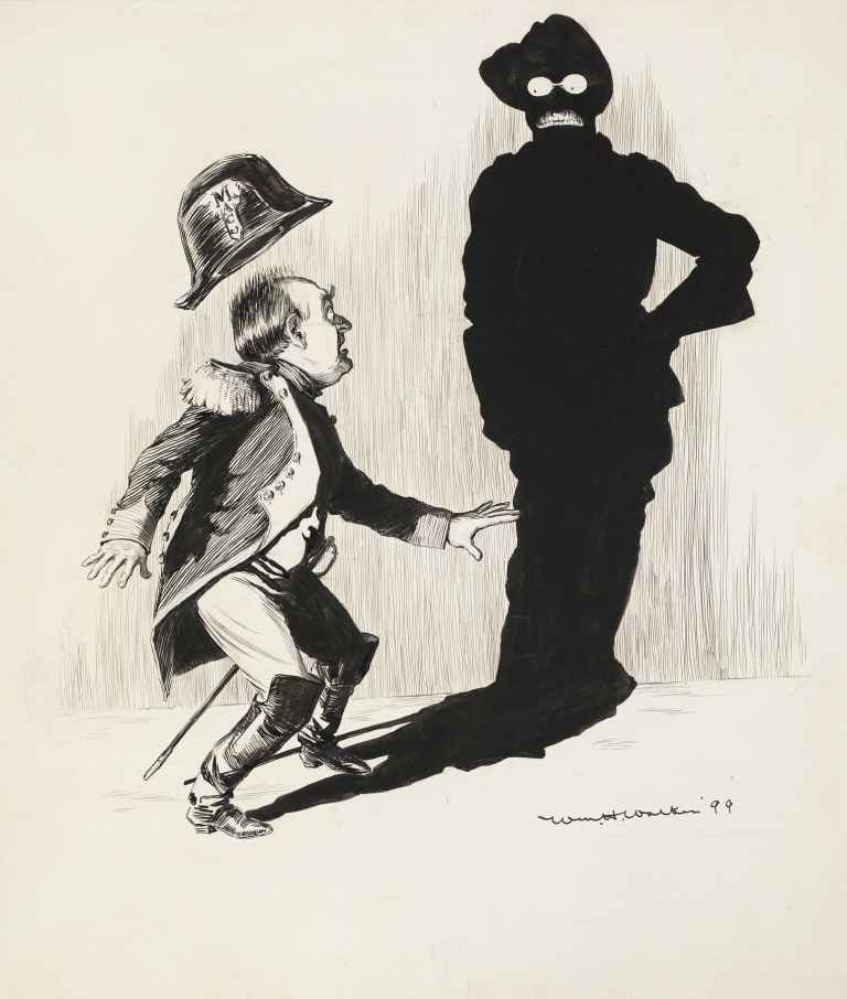 A man in a military uniform by William Henry Walker