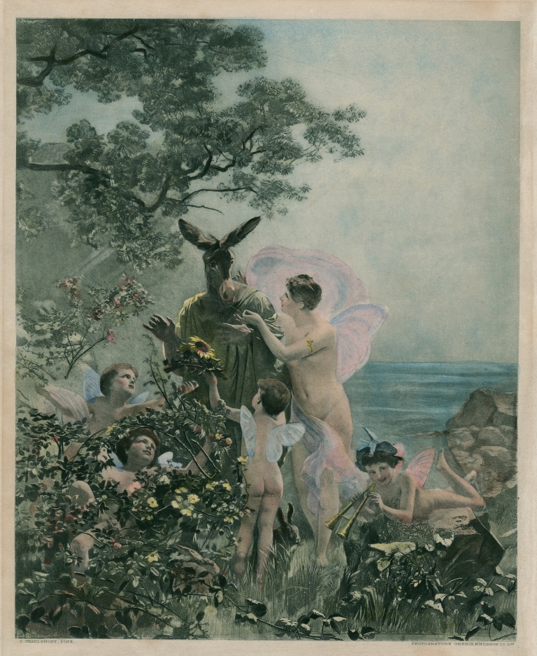 A midsummer night’s dream [act IV, sc. 1] by Eduard Charlemont