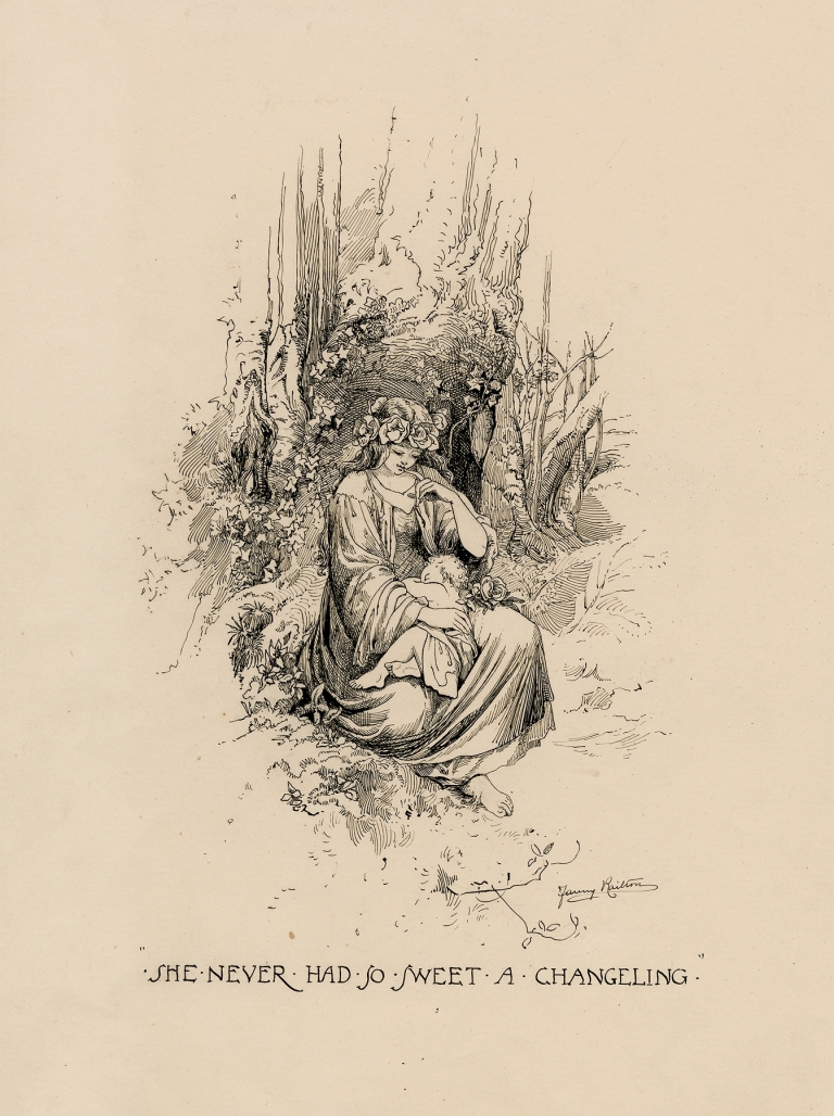 A Midsummer night’s dream; She never had so sweet a changeling by Fanny Railton