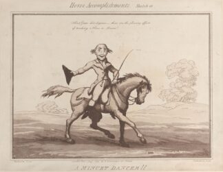 A Minuet Dancer !! by Thomas Rowlandson