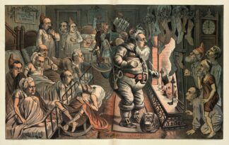 A moment of anxiety – who is going to get left by Bernhard Gillam