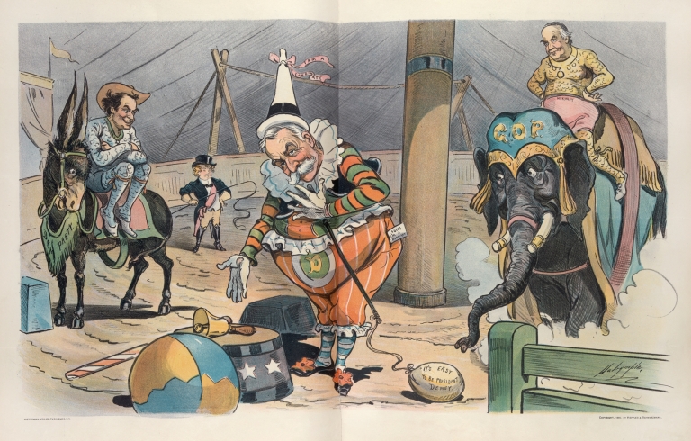 A much-needed comedy element in the campaign of 1900 by Louis Dalrymple