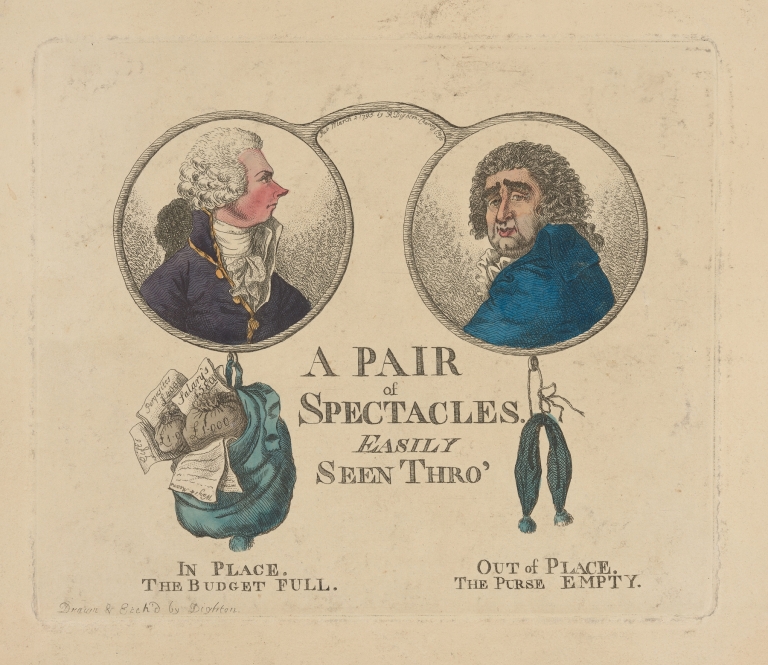 A pair of spectacles easily seen thro’. by Robert Dighton