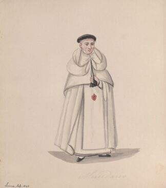 A priest from the Mercederian order by Francisco Fierro