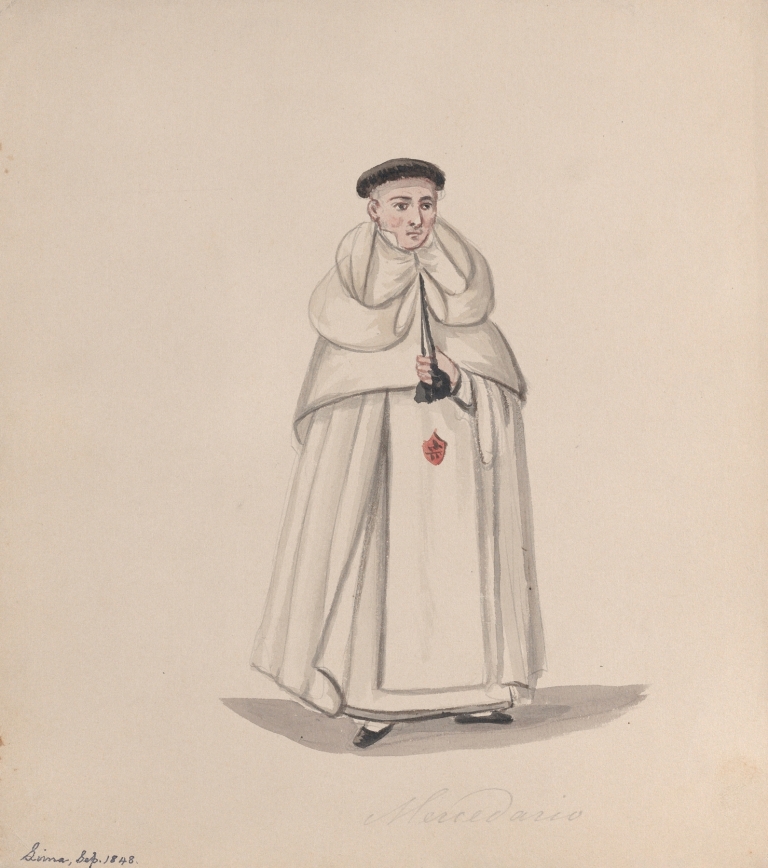 A priest from the Mercederian order by Francisco Fierro