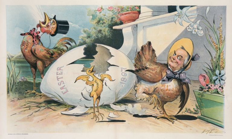 A promising chicken by Louis Dalrymple