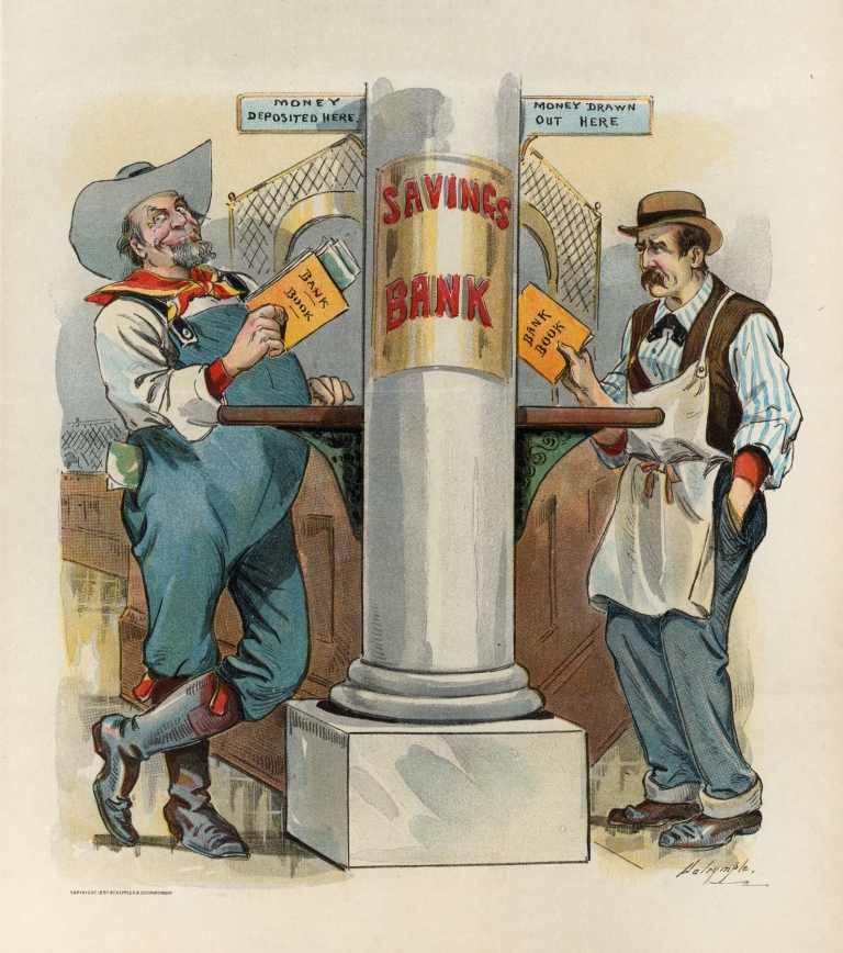 A puzzling feature of the new prosperity by Louis Dalrymple