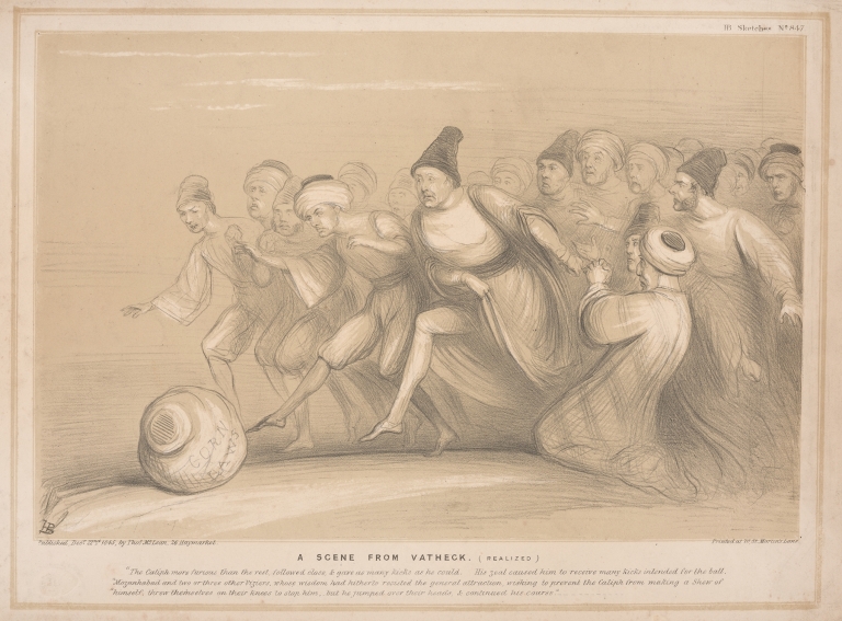 A scene from Vatheck by John Doyle