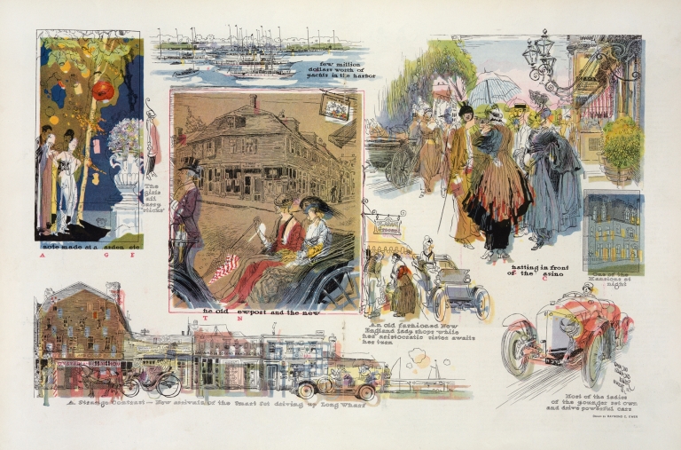 A sketch-book at Newport by Raymond Crawford Ewer