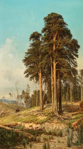 A Summer Day near Saint Petersburg by Andrei Nikolaevich Shilder