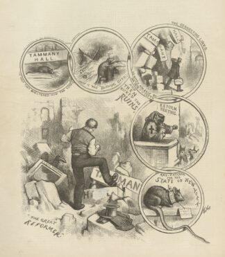 A Tammany rat by Thomas Nast