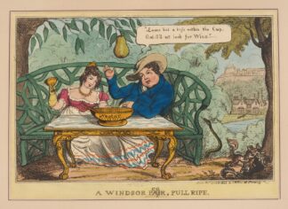 A Windsor pear, full ripe. by Thomas Howell Jones