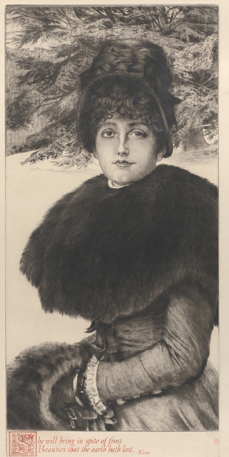 A Winter’s Walk by James Tissot