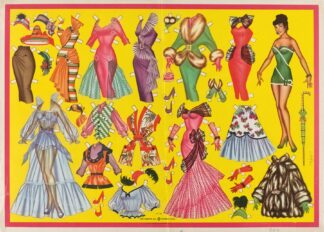 Aankleedpoppetje, ca. 1954-1955, Nr. 734 by Anonymous