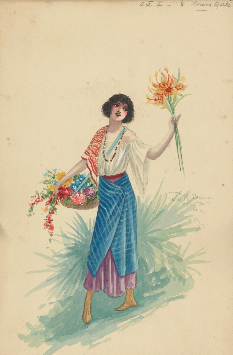 Act I-8 Flower Girls by Will R. Barnes