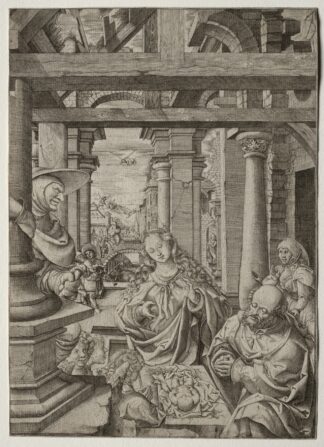 Adoration of the Shepherd by Frans Crabbe van Esplegem