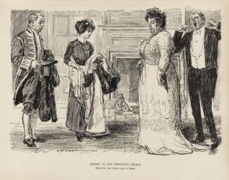Advice to the mentally feeble – Never by any chance stay at home by Charles Dana Gibson