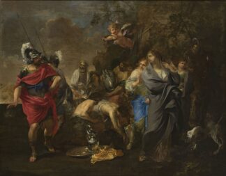 Aeneas and Dido by Charles Alphonse Du Fresnoy