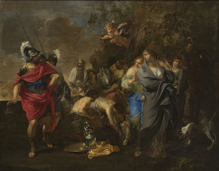 Aeneas and Dido by Charles Alphonse Du Fresnoy