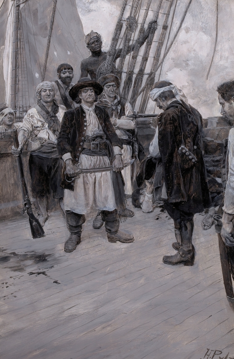 ‘Again, My Captain by Howard Pyle