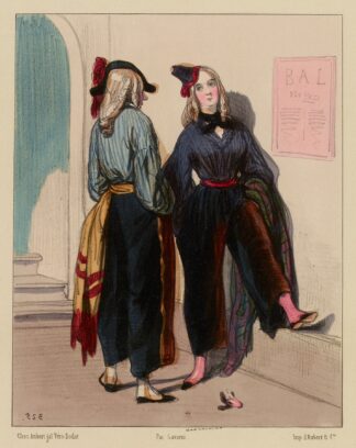 Ah Ça décidément Caroline est folle du petit anglais by Paul Gavarni