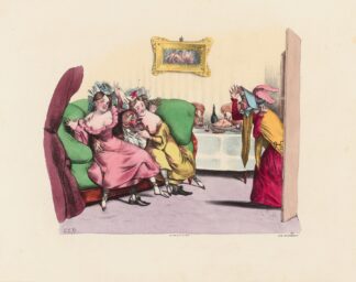 Ah Scélérat..C’est donc ici que tu passes ta vie by Charles-Joseph Traviès de Villers