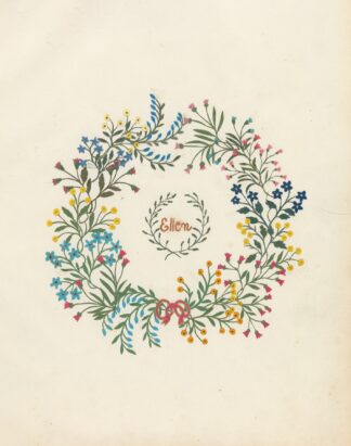 Album of cut-paper flowers Pl.02 by Ellen W.