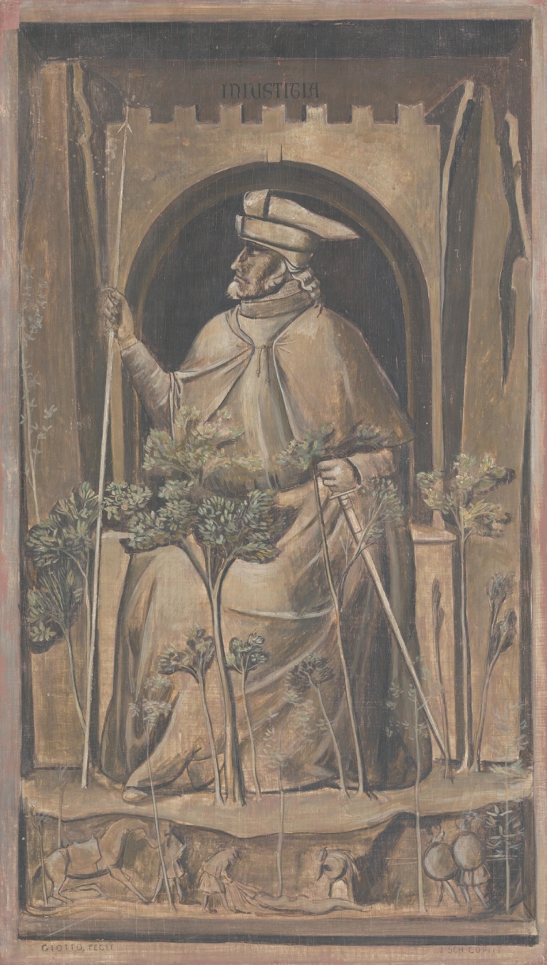Alegória neprávosti by Július Schubert