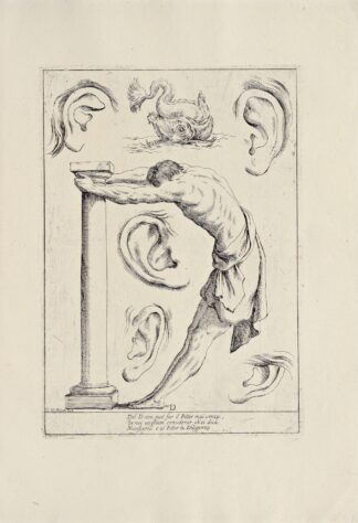 Alfabeto in sogno Pl.05 by Giuseppe Maria Mitelli