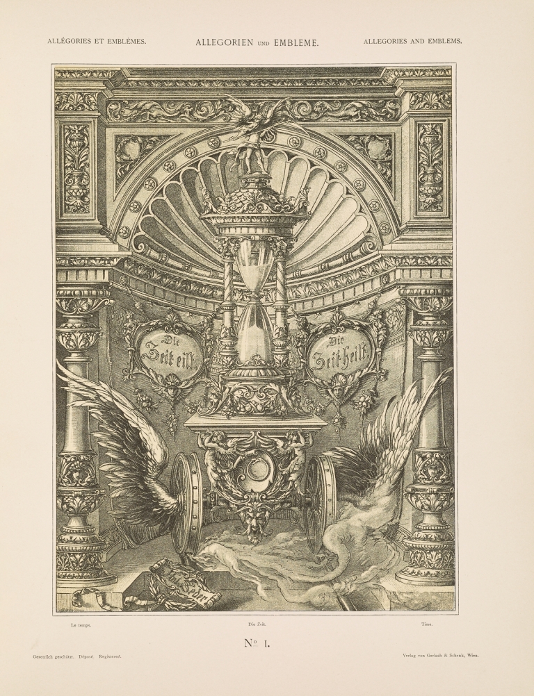 Allegorien und Embleme Vol. I Pl.001 by Albert Ilg