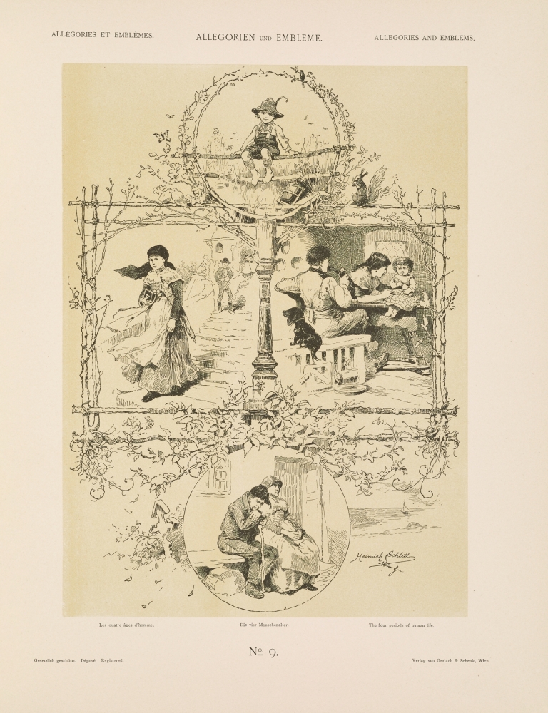 Allegorien und Embleme Vol. I Pl.009 by Albert Ilg