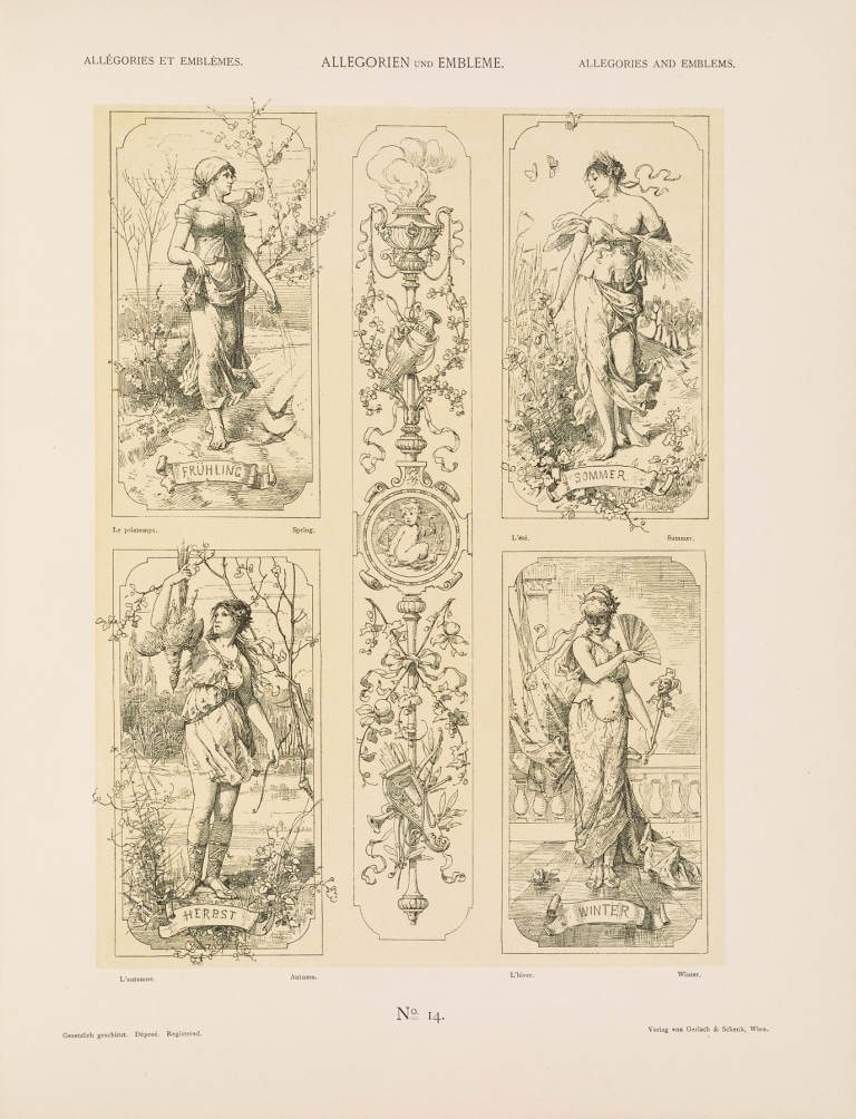 Allegorien und Embleme Vol. I Pl.015 by Albert Ilg