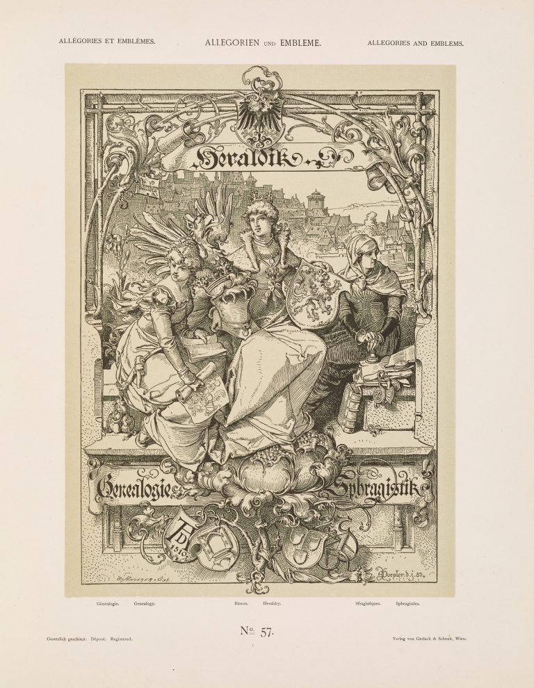 Allegorien und Embleme Vol. I Pl.063 by Albert Ilg