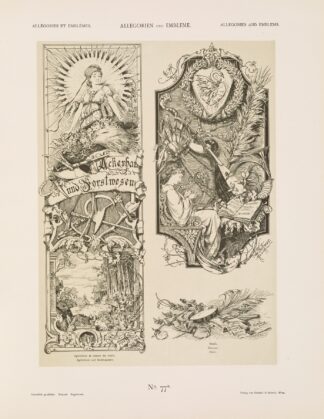 Allegorien und Embleme Vol. I Pl.092 by Albert Ilg