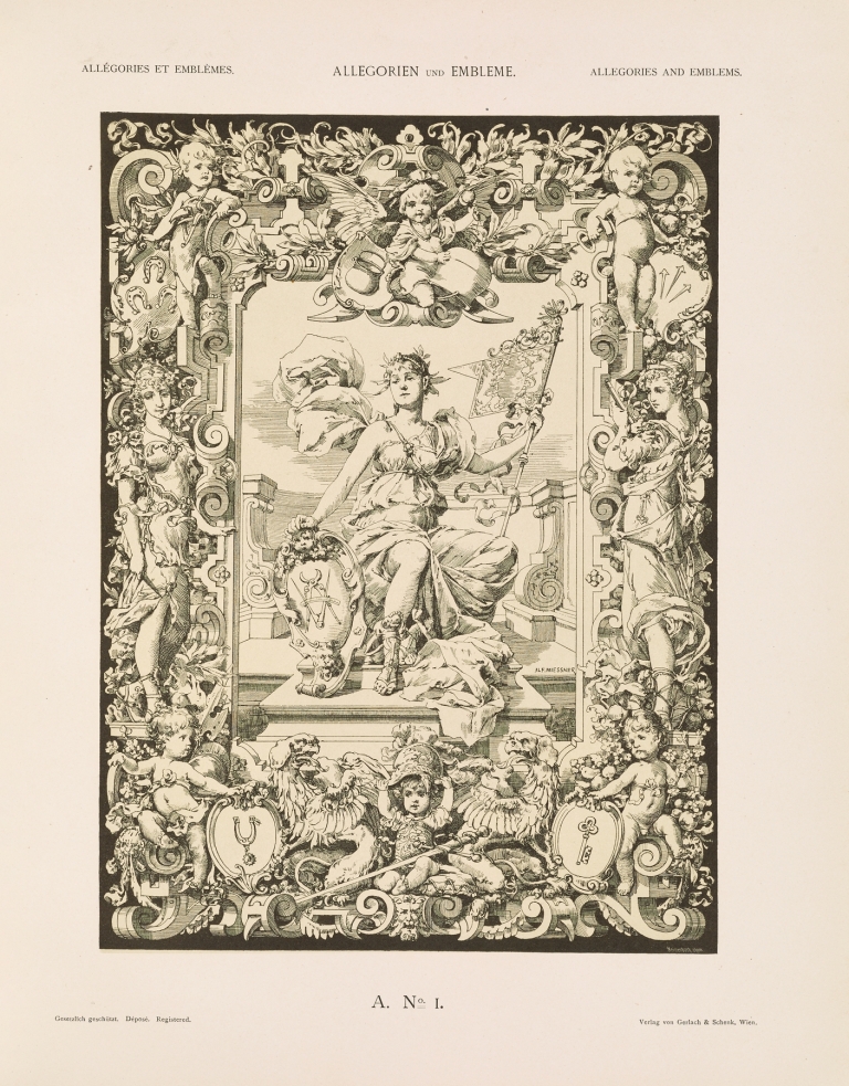 Allegorien und Embleme Vol. II Pl.001 by Albert Ilg