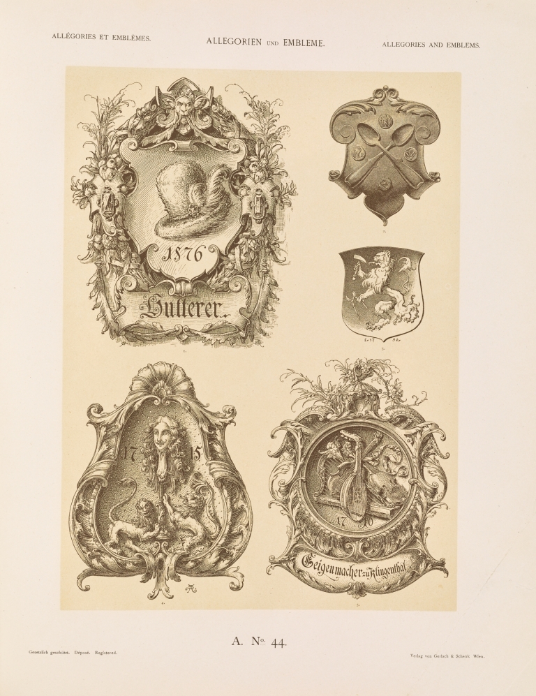 Allegorien und Embleme Vol. II Pl.050 by Albert Ilg