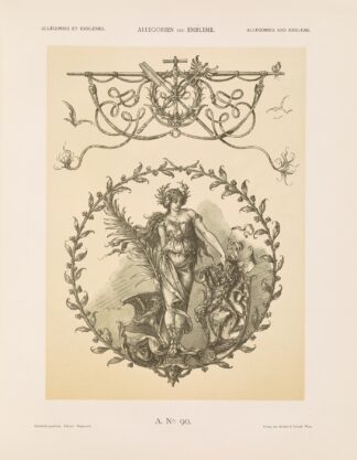 Allegorien und Embleme Vol. II Pl.100 by Albert Ilg