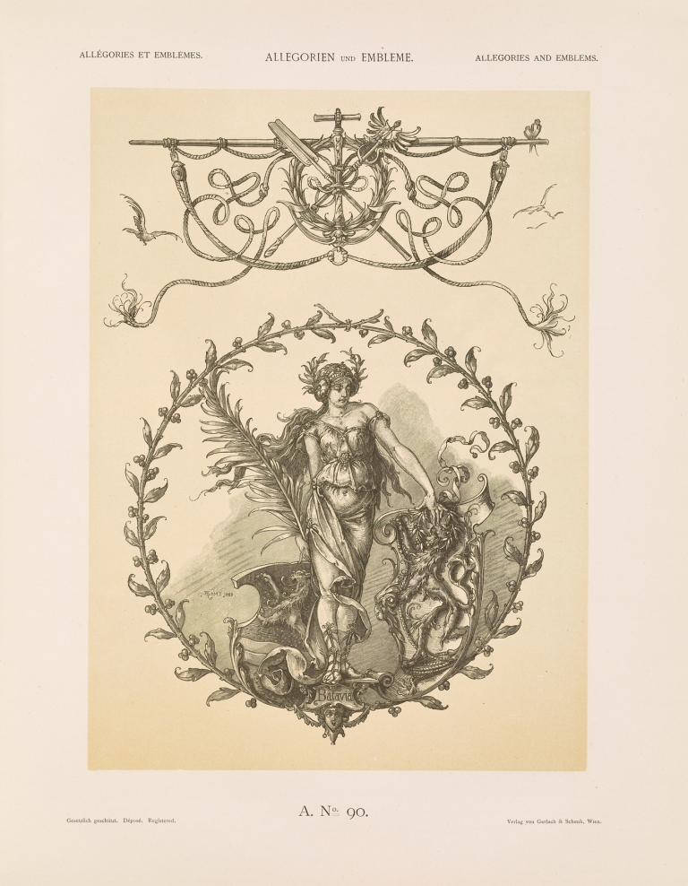 Allegorien und Embleme Vol. II Pl.100 by Albert Ilg