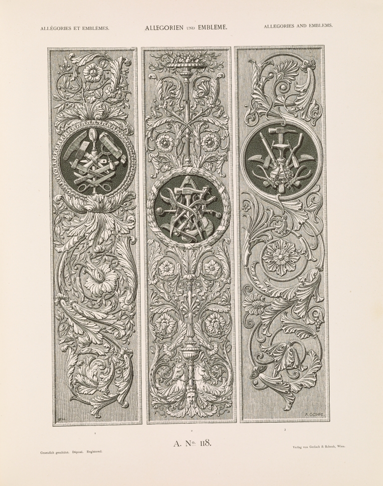 Allegorien und Embleme Vol. II Pl.128 by Albert Ilg