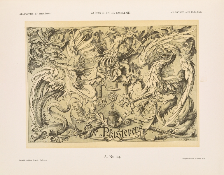Allegorien und Embleme Vol. II Pl.129 by Albert Ilg