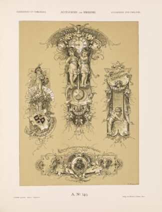 Allegorien und Embleme Vol. II Pl.160 by Albert Ilg