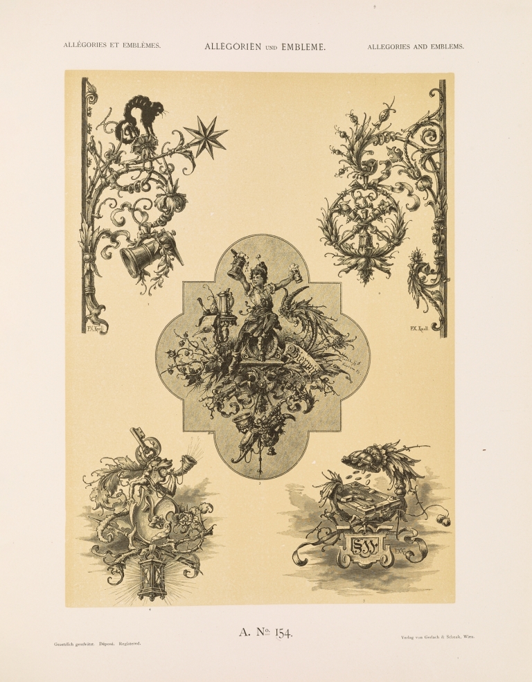 Allegorien und Embleme Vol. II Pl.166 by Albert Ilg