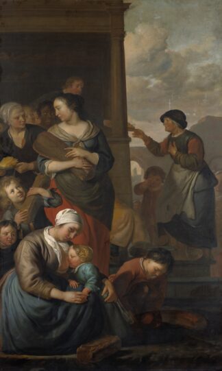 Allegory of food distribution to the poor by Jacob Van Loo