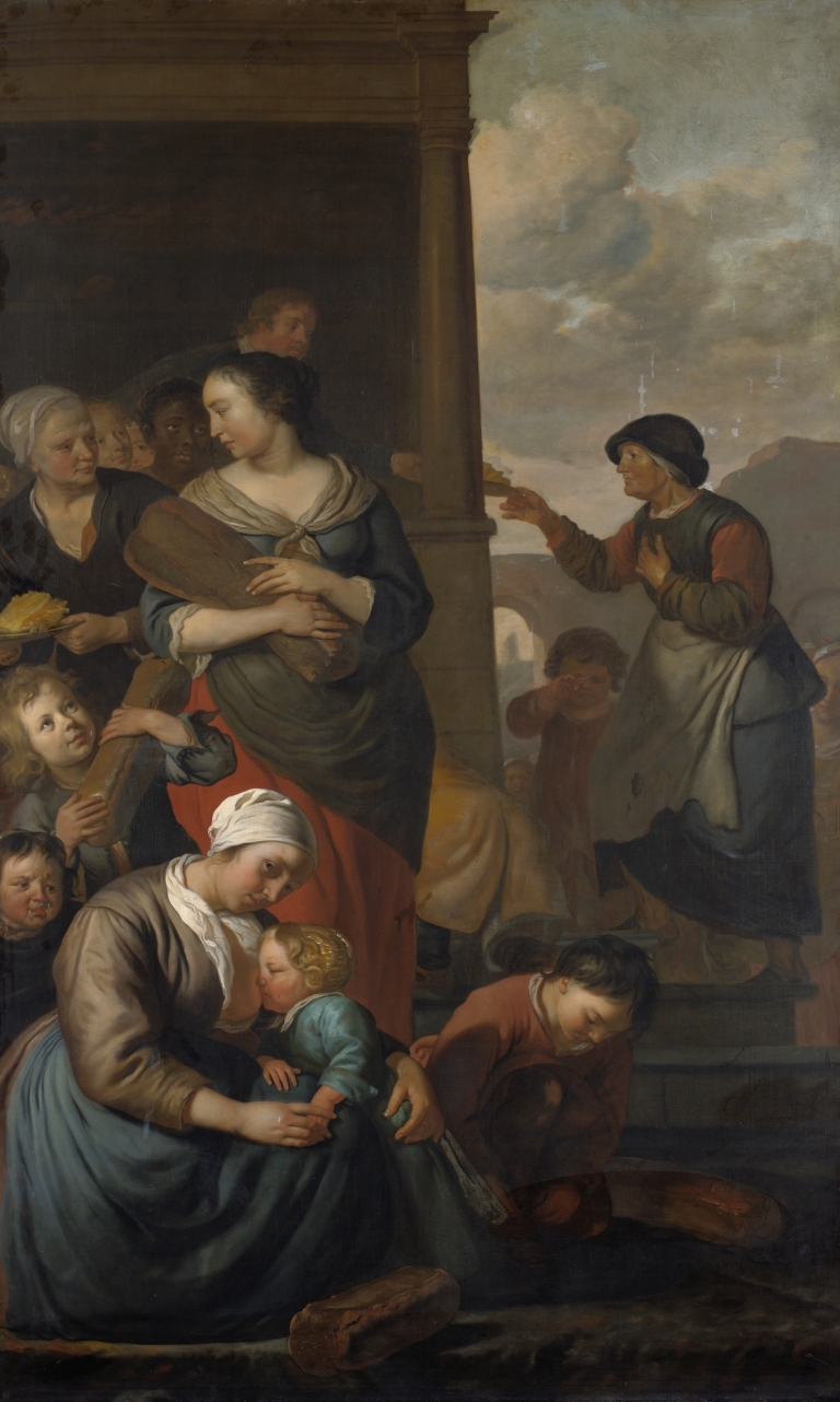 Allegory of food distribution to the poor by Jacob Van Loo
